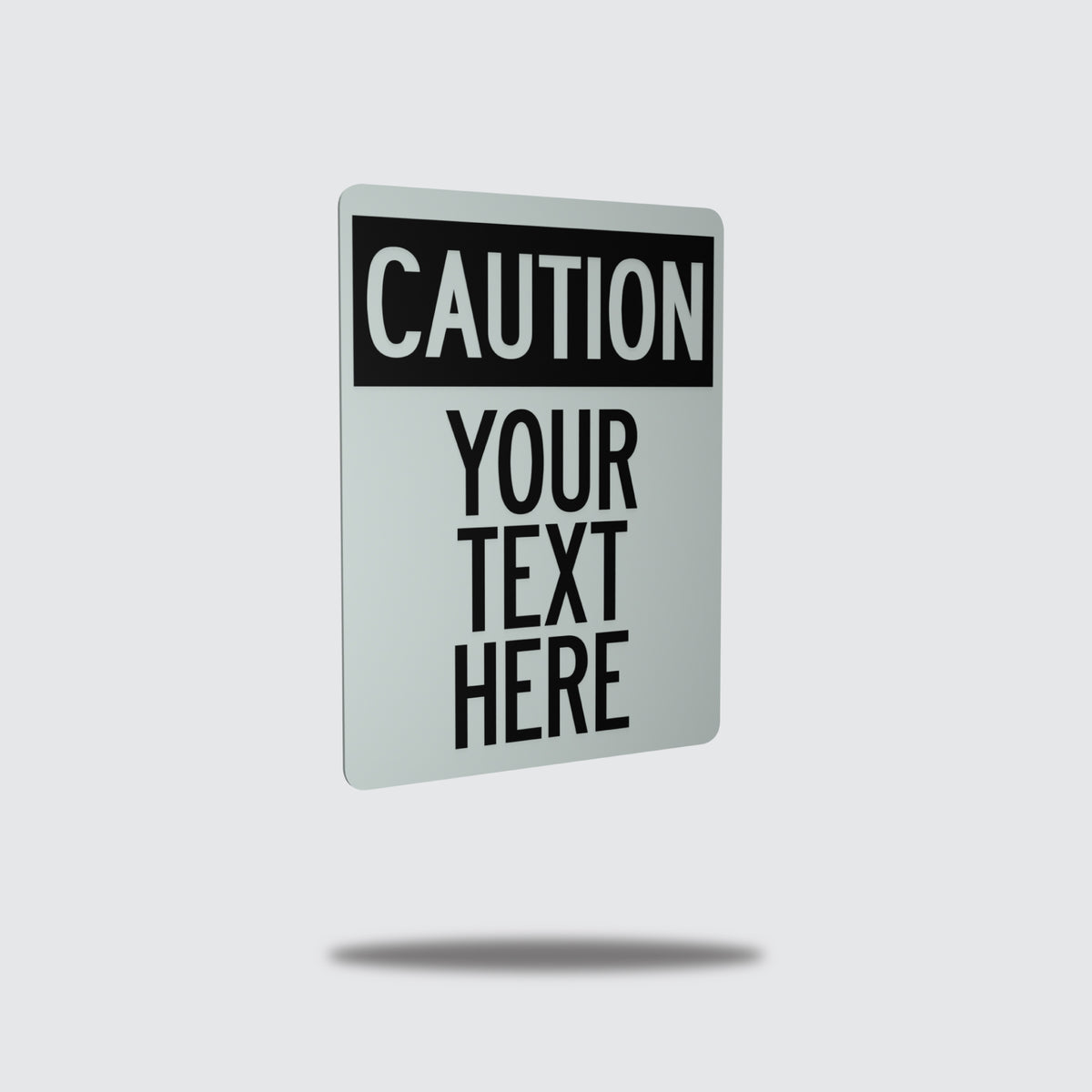 Custom Caution Sign – Mazer Design