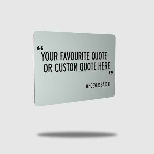 Custom Quote Wall Sign